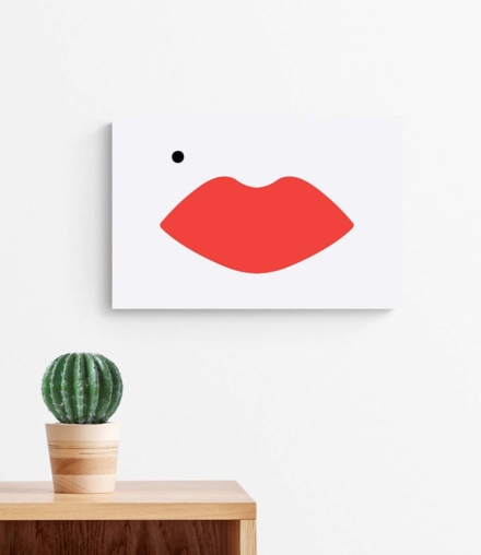 Red lips 30x45